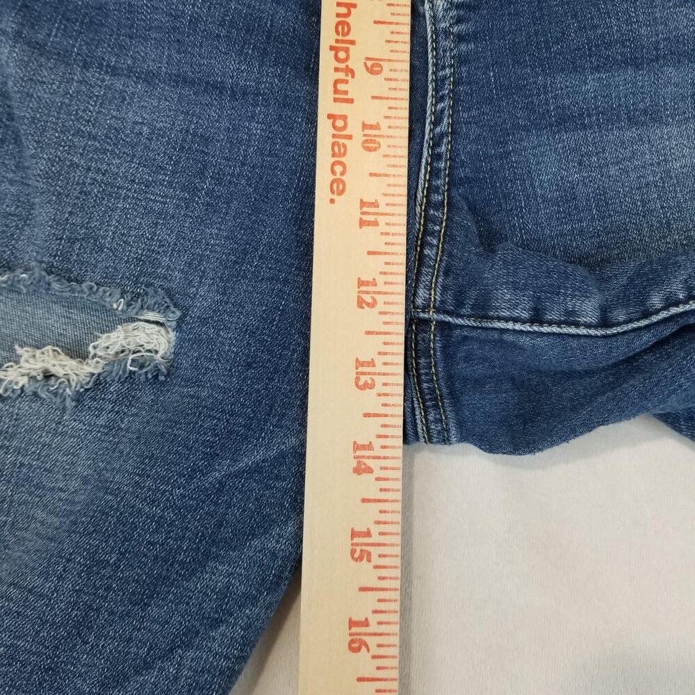 American Eagle Jeans Womens 18 Short Hi-Rise Jegging Super Stretch Distressed - Picture 9 of 11